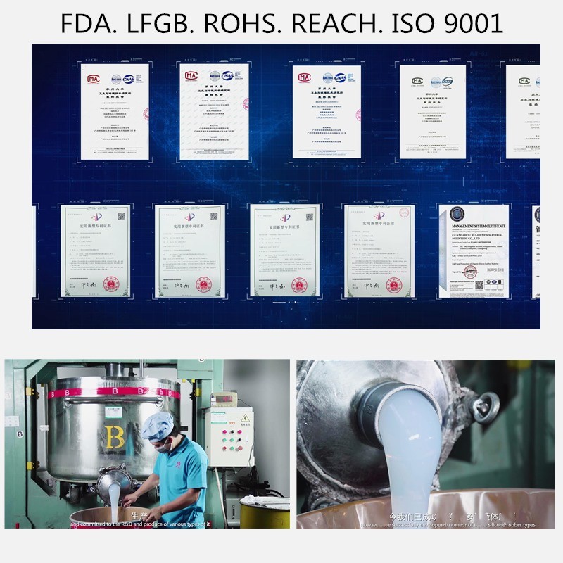 Two Components LSR Medical Grade Silicone Rubber Up To 200°C Excellent
