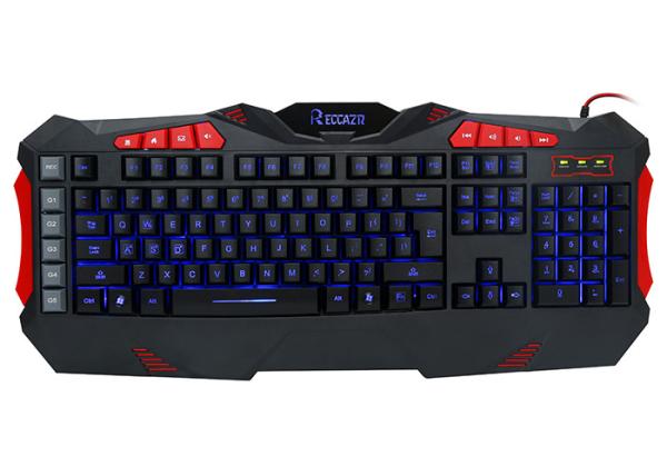 Cheap Usb Wired Macro Professional Gaming Computer Keyboard 7- Color Mixing Keylit Backlit for sale