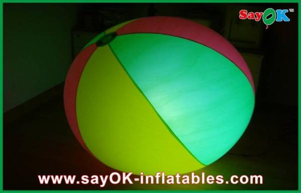 Cheap 2m Event Diameter Ball Inflatable Lighting Decoration With LED Lighting for sale