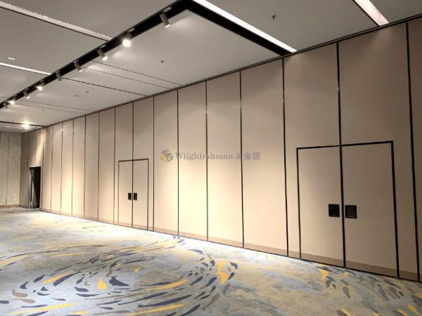 Cheap Customizable Soundproof Movable Partition Walls Two End Or One End Stacking for sale