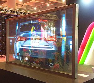 Rich Color HD Transparent OLED Display Screen Mult Language Support