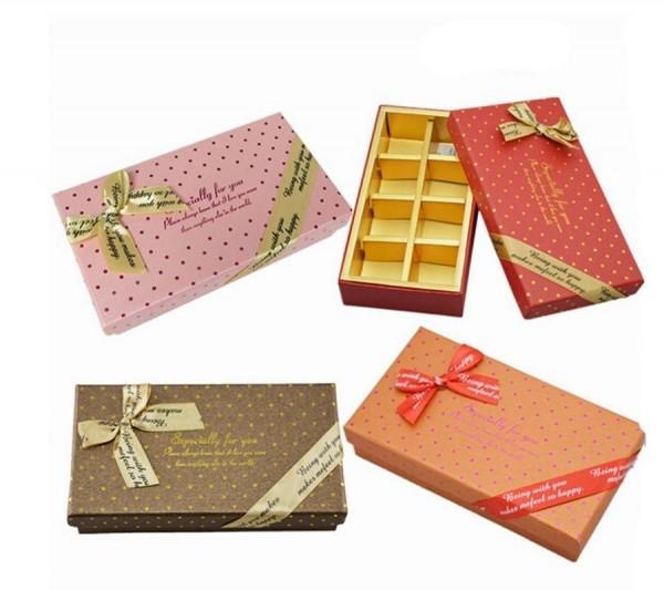 Cheap Luxury Customized Empty Chocolate Boxes 8 Grids Chocolate Box for sale