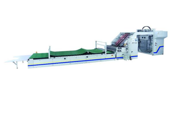 Cheap Sheet To Sheet Laminating Machine PLC Program Control Adjustable Pushing Speed for sale