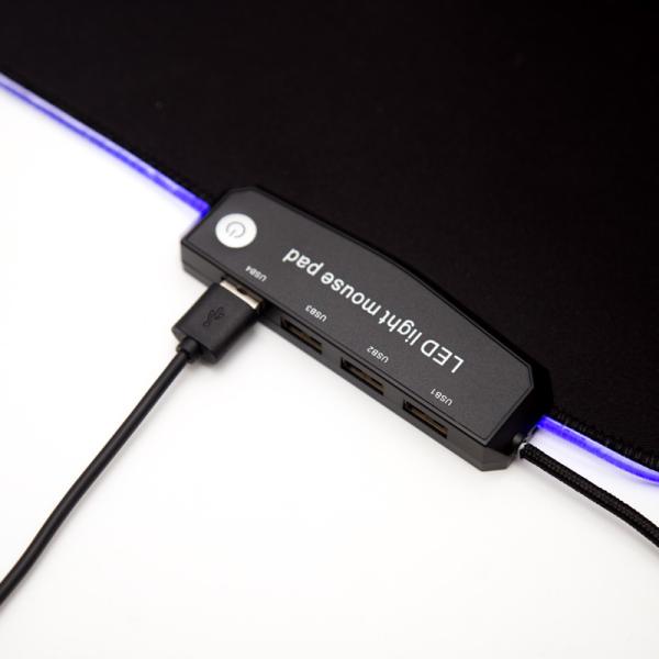 Cheap High Sensitive Custom Rgb Mouse Mat pad With 4 USB Interface for sale