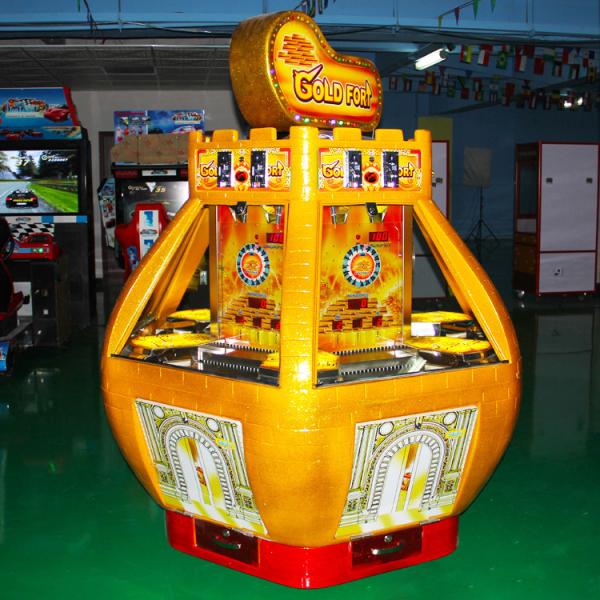 Cheap coin pusher game machine lottery game prize redemption arcade game for sale