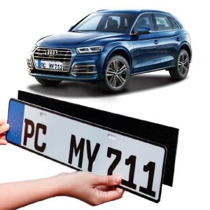 China Number Plate Holder Magic Tape Frameless Car Number Plate Holder on sale