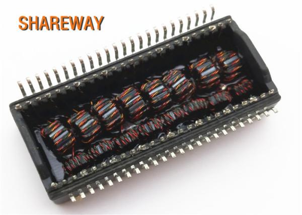 Cheap Thru - Hole Ethernet Lan Transformer Common Mode Chokes For EMI Suppression for sale