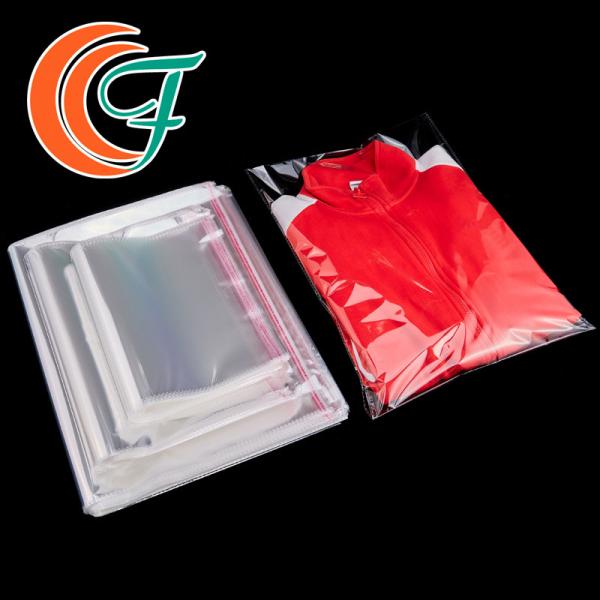Cheap OPP LDPE Plastic Bag Transparent Cellophane Clear Adhesive Packing for sale
