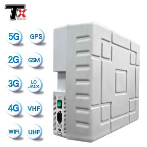 Best Desktop High Power Signal Jammer Radius 50m - 100m For WIFI Mobile Phone 5G wholesale