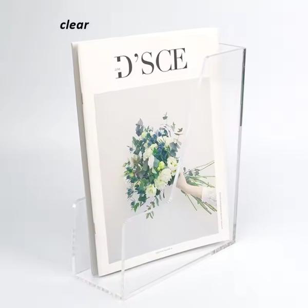Desktop Customized Color Acrylic Holder Acrylic Storage Organizer For Document File