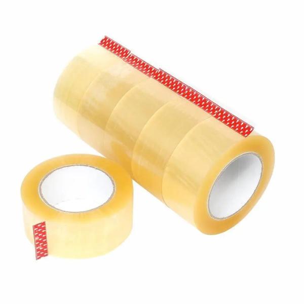 Cheap Water Activated Shrinking Packing Yellowish Transparent Clear Tape Packaging Sticky Tape For Packing for sale