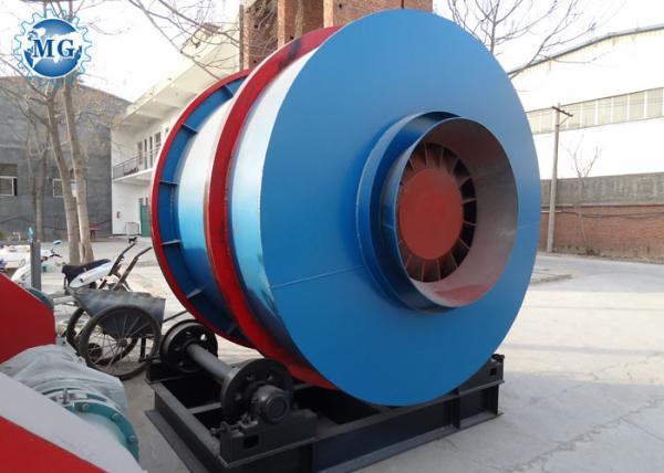 Cheap Sand Small Rotary Drum Dryer Triple - Pass Agricultural Large Output Capacity for sale