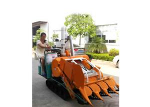 China Four Rows Self-Propelled Mini Corn Combine Harvester Farm Machine 4LBZ-110 From China on sale