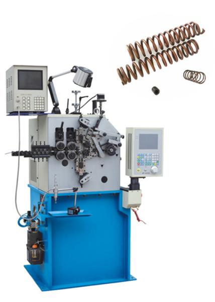 Cheap Automatic Oiling CNC Spring Coiler , Fast Debug Flat Spring Manufacturing Machine for sale