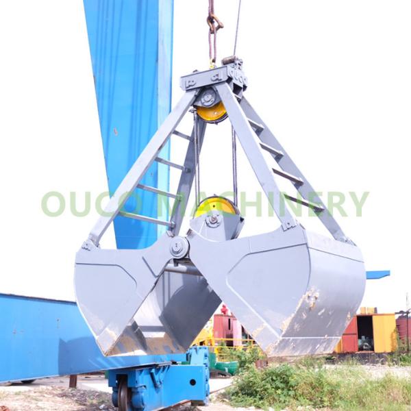 Cheap 8t Bulk Material 3m³ Clamshell Mechanical Grab Bucket for sale