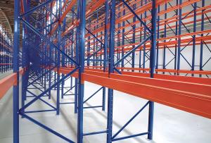 China Pallet Gravity Flow Racks Adjustable Mobile Medium Duty Warehouse Gravity Racking System on sale