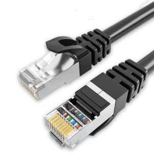 Custom Length Cat6 Network LAN Cable PVC Sheath Metal Head
