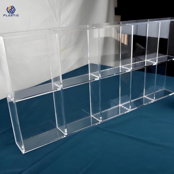 Cheap Effortlessly Scratch Resistant Acrylic Storage Box Clear Stacking For Store And Display for sale
