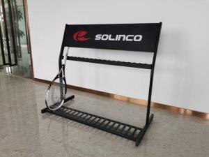 China Cold Rolled Steel 1 Meter Tennis Racket Holders Sports Display Shelves on sale