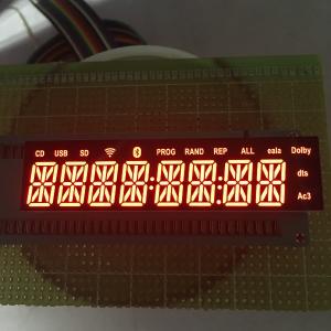 Best Bluetooth Audio Alphanumeric Led Display 8 Digit 14 Segment Ultra Red Easy Mounting wholesale