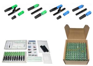 China FTTX SC UPC Fast Connector 60mm FTTH Optical Fiber Fast Connector on sale