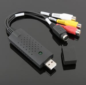 Best Black Cable Cubby Box , One Way USB Video Single Channel AV Signal Capture Data Acquisition Card wholesale
