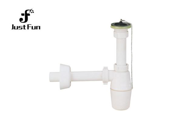 Cheap White Color Wash Basin Drain Pipe , PP PVC Waste Pipe For Sink Wash Basin for sale