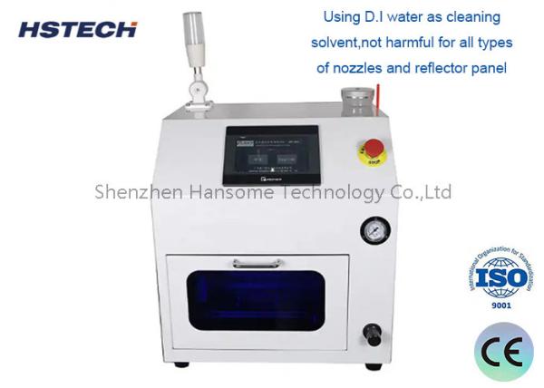 Cheap SMT Nozzle Cleaning Equipment HS-800 with PLC Touch Screen and Green Cover for sale