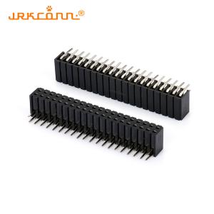 China Right Angle Header Connector 2mm Female Header Socket Connector Insulator Height 7.2mm on sale
