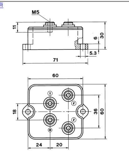 Cheap IGBT Power Module SKB50/12A3  Power Bridge Rectifiers  FUJITSU IGBT Power Module for sale