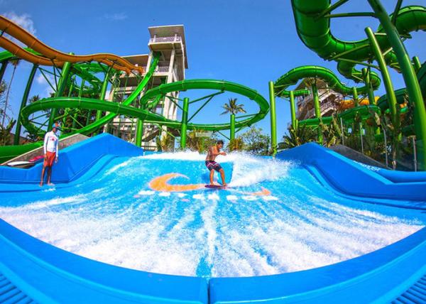Cheap Fiberglass Simulated Surfing Machine Wave Maker For Pool Amusement for sale