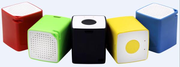 Cheap Laptop Led Cube Bluetooth Speaker 62.5g Light Up Cube Speaker Computers PC for sale