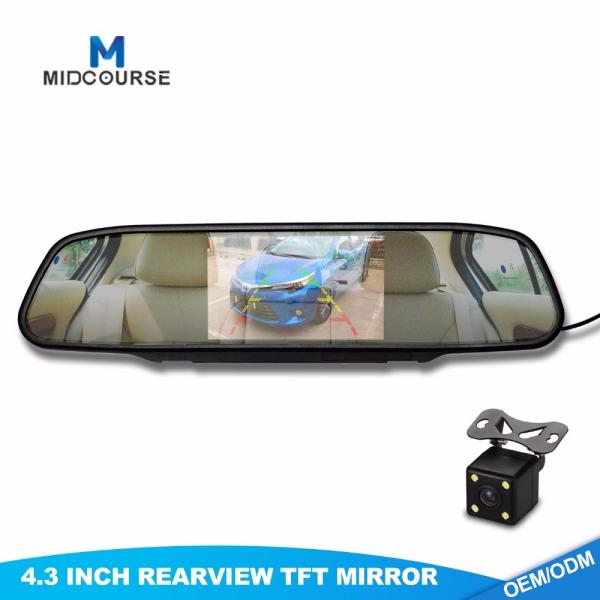 Cheap 4.3 Inch LCD Car Monitor for Rear View Mirror for sale