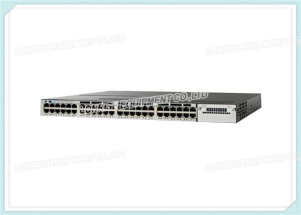 Cheap Cisco Fiber Optic Switch WS-C3750X-48T-S Data IP Base - Managed - Stackable for sale