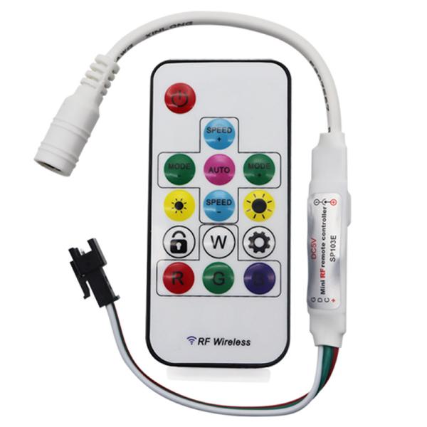 Cheap 14 keys 3 pin LED Mini Controller , Sp002e Pixel Controller for LED light module for sale