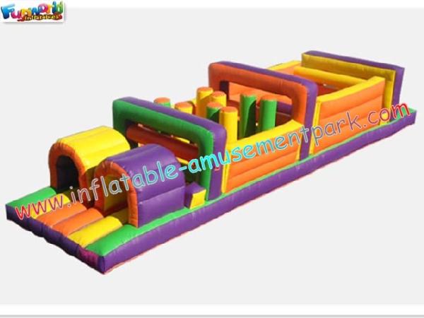 Cheap Inflatables Obstacle Course Tunnel Amusement Park Toy, Children Playground for Fun for sale