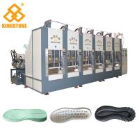 China One Color EVA Foamging Shoe / Slippers Sandals / Sole Injection Molding Machine for sale