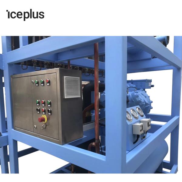 Cheap Fully Automatic Block Ice Machine Evaporated Directly Without Salt Water for sale