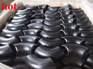 China b16.9 90 degree butt weld seamless carbon steel elbow ASTM a234 wpb pipe fittings on sale