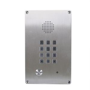 China Elevator VoIP Analogue Stainless Steel Intercom Robust Housing Hands Free Operation on sale