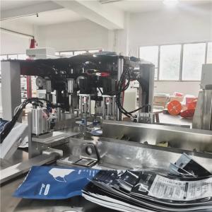 China facial mask packaging machine automatic mask producing and packaging machine 3 sides pouch zipper bag packaging machine on sale