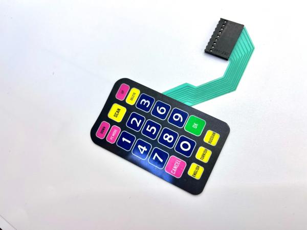 Cheap Tactile Rasied Buttons Push On Off Switch With Nicomatic Female Connector for sale