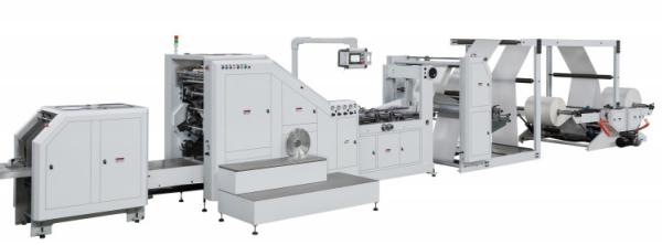Cheap HJ-330L-2L Roll Feeding Double Layer Square Bottom Paper Bag Making Machine#Double Layer Square Bottom Paper Carry Bag for sale