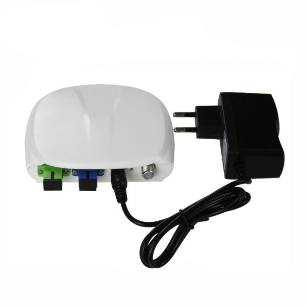 Cheap Single Output Fiber Optic Node Receiver OR19 With AGC WDM For FTTP CATV System for sale