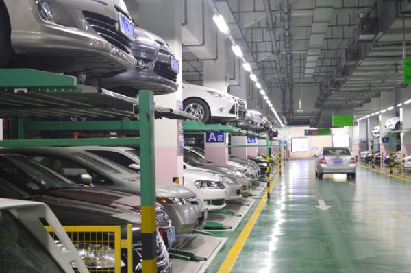 Cheap Automatic Mechanical Puzzle Car Parking System 2 Level Back Cantilever for sale