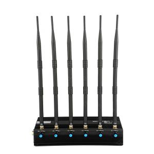 Desktop 6 Bands Wireless Signal Jammer Wifi Signal Blocker For Home