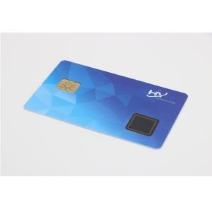 Best 1.39 Inch Dot Mapping Embedded Smart Card With Fingerprint Sensor wholesale