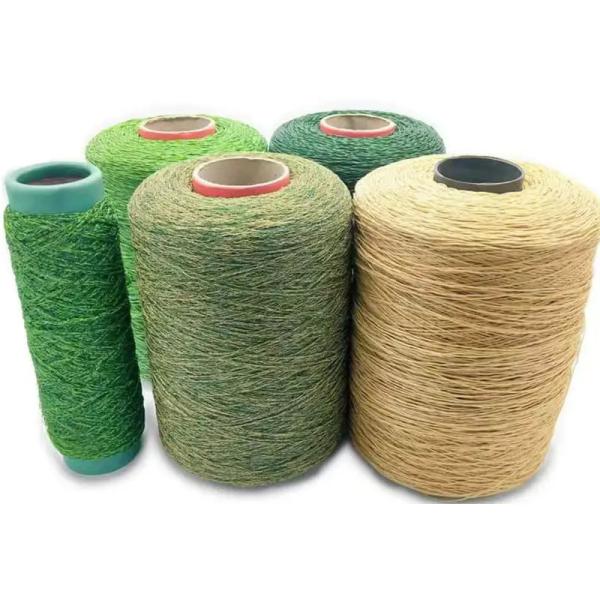 Cheap PE Monofilament Artificial Grass Yarn Synthetic Turf Raw Materials Fibrillated for sale