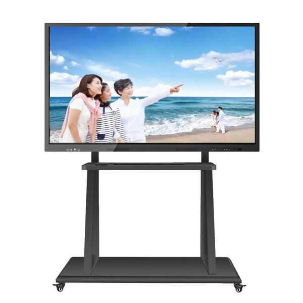 Cheap 98" Android Windows OS touch screen kiosk with 3840*2160 resolution for conference room for sale