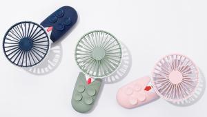 China Suction Holder 800mAh Mini USB Folding Fan 3600RPM With Mobile on sale